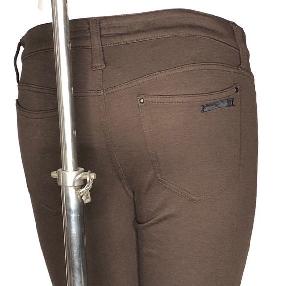 Joe’s Jeans Chocolate Brown Low Rise Skinny Wool Blend Leggings - Picture 6 of 16
